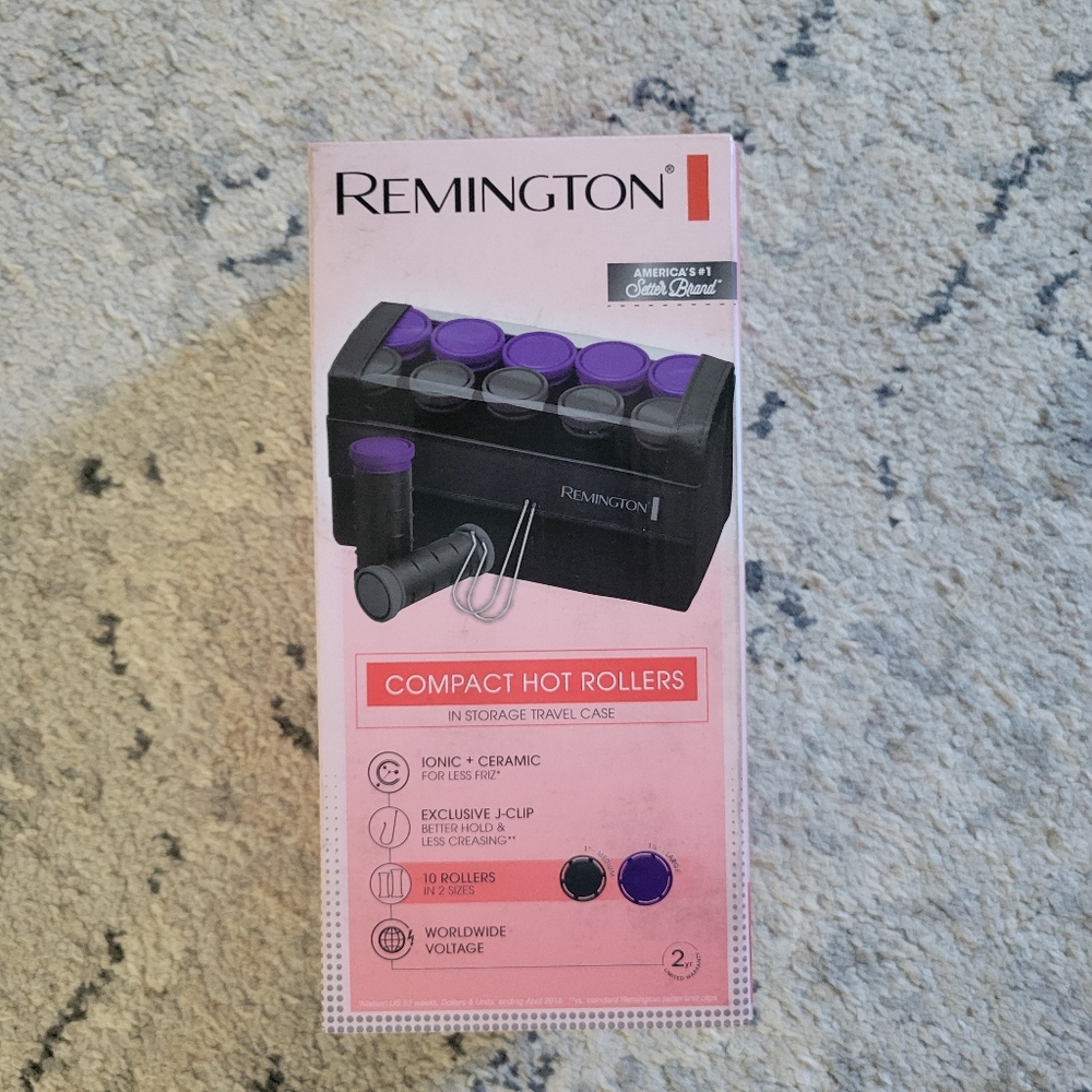 Remington Compact Hot Rollers, NEW